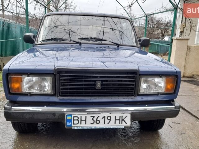 Синий ВАЗ 2107, объемом двигателя 1.6 л и пробегом 76 тыс. км за 2100 $, фото 1 на Automoto.ua