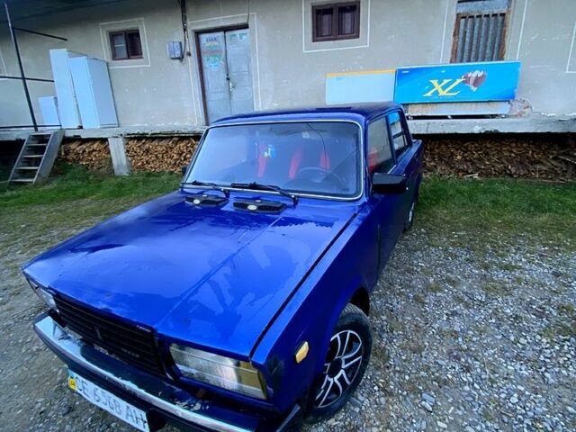 Синій ВАЗ 2107, об'ємом двигуна 1.5 л та пробігом 186 тис. км за 800 $, фото 1 на Automoto.ua