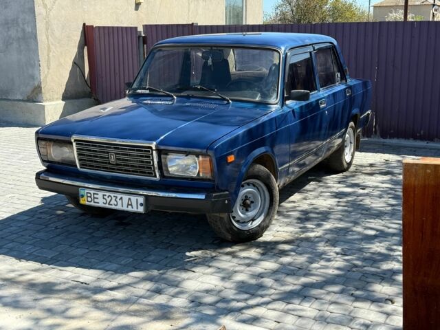 Синий ВАЗ 2107, объемом двигателя 1.6 л и пробегом 91 тыс. км за 1233 $, фото 1 на Automoto.ua