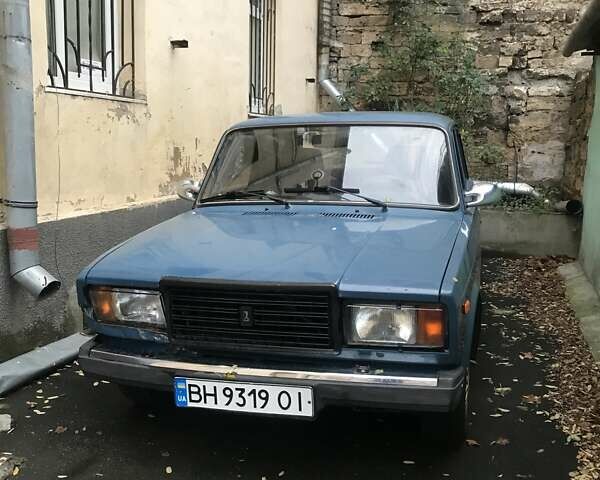 Синий ВАЗ 2107, объемом двигателя 1.45 л и пробегом 69 тыс. км за 1500 $, фото 1 на Automoto.ua