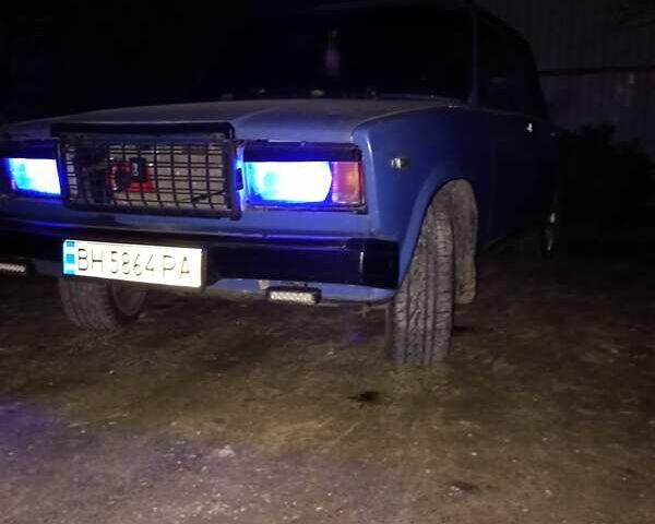 Синий ВАЗ 2107, объемом двигателя 1.6 л и пробегом 80 тыс. км за 1200 $, фото 1 на Automoto.ua