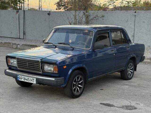 Синий ВАЗ 2107, объемом двигателя 1.5 л и пробегом 100 тыс. км за 1300 $, фото 1 на Automoto.ua