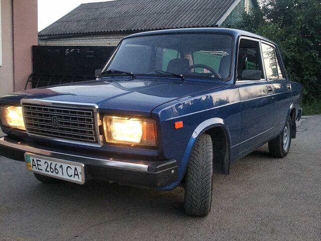 Синий ВАЗ 2107, объемом двигателя 1.5 л и пробегом 150 тыс. км за 1850 $, фото 1 на Automoto.ua