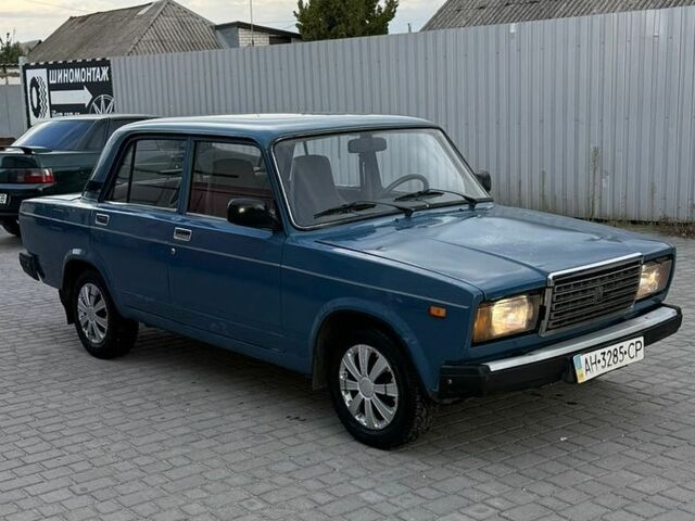 Синий ВАЗ 2107, объемом двигателя 1.57 л и пробегом 94 тыс. км за 1100 $, фото 1 на Automoto.ua