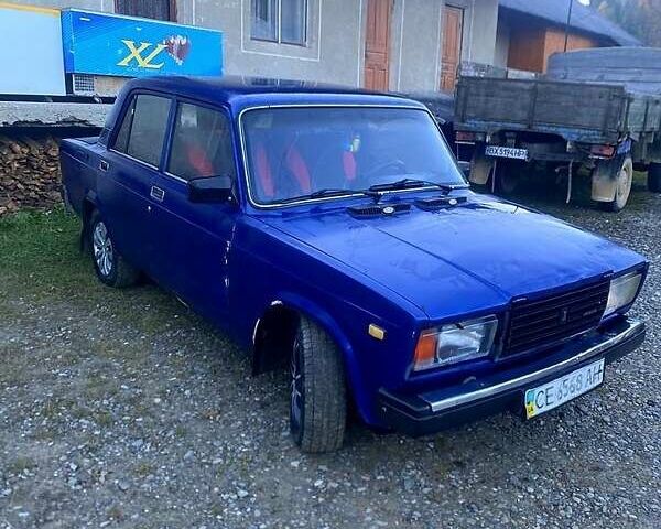 Синий ВАЗ 2107, объемом двигателя 1.5 л и пробегом 186 тыс. км за 800 $, фото 1 на Automoto.ua