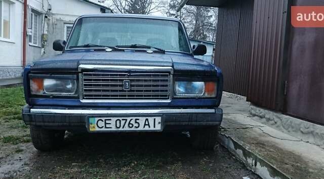 Синий ВАЗ 2107, объемом двигателя 1.6 л и пробегом 100 тыс. км за 1000 $, фото 1 на Automoto.ua