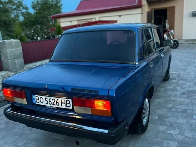 Синий ВАЗ 2107, объемом двигателя 1.45 л и пробегом 85 тыс. км за 1050 $, фото 1 на Automoto.ua