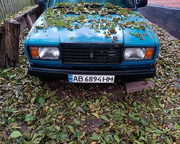 Синий ВАЗ 2107, объемом двигателя 1.6 л и пробегом 129 тыс. км за 1800 $, фото 1 на Automoto.ua