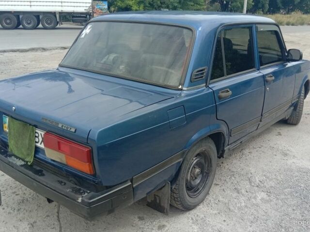 Синій ВАЗ 2107, об'ємом двигуна 1.5 л та пробігом 78 тис. км за 1001 $, фото 1 на Automoto.ua