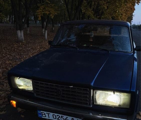 Синій ВАЗ 2107, об'ємом двигуна 1.5 л та пробігом 70 тис. км за 1491 $, фото 1 на Automoto.ua