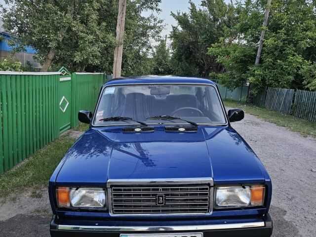 Синий ВАЗ 2107, объемом двигателя 1.5 л и пробегом 124 тыс. км за 2100 $, фото 1 на Automoto.ua