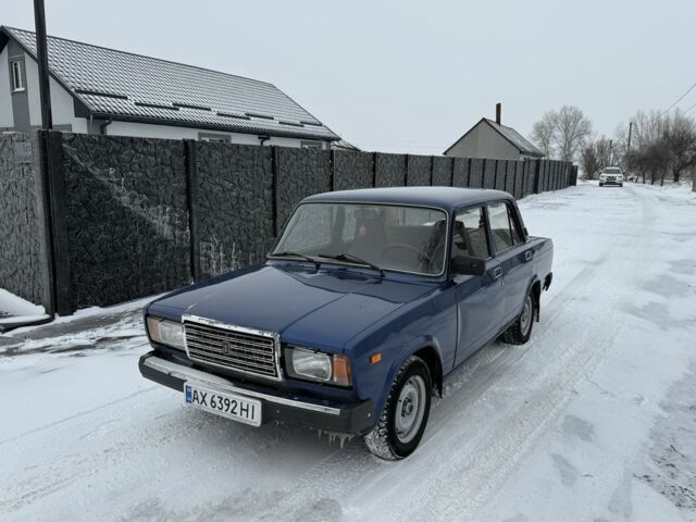 Синій ВАЗ 2107, об'ємом двигуна 1.5 л та пробігом 91 тис. км за 1250 $, фото 1 на Automoto.ua