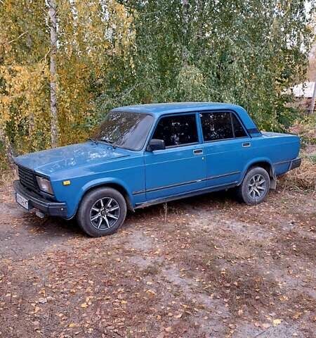 Синій ВАЗ 2107, об'ємом двигуна 1.57 л та пробігом 75 тис. км за 1750 $, фото 1 на Automoto.ua