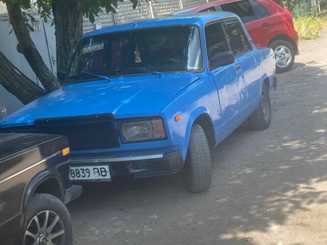 Синий ВАЗ 2107, объемом двигателя 1.7 л и пробегом 10 тыс. км за 673 $, фото 1 на Automoto.ua