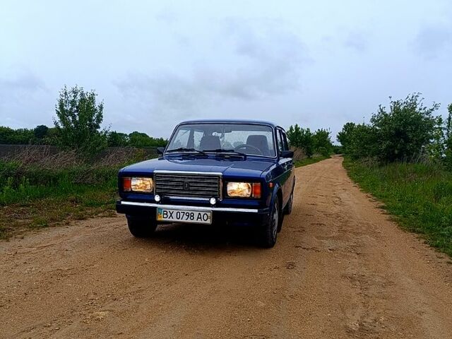 Синий ВАЗ 2107, объемом двигателя 1.5 л и пробегом 91 тыс. км за 1800 $, фото 1 на Automoto.ua