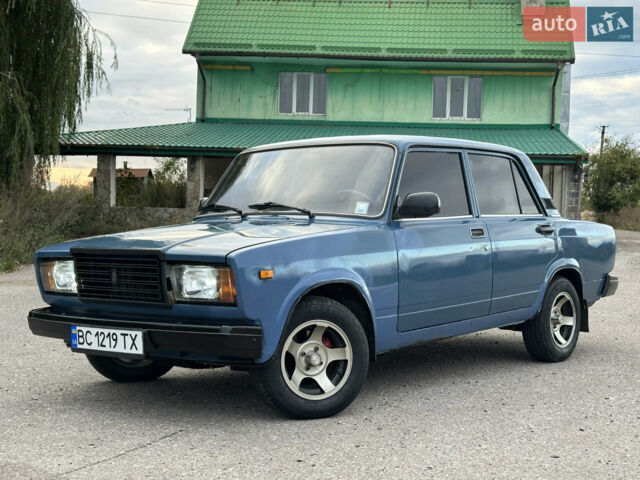 Синий ВАЗ 2107, объемом двигателя 1.6 л и пробегом 102 тыс. км за 2250 $, фото 1 на Automoto.ua
