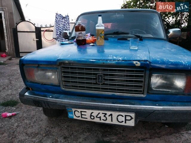 Синий ВАЗ 2107, объемом двигателя 1.57 л и пробегом 250 тыс. км за 350 $, фото 1 на Automoto.ua