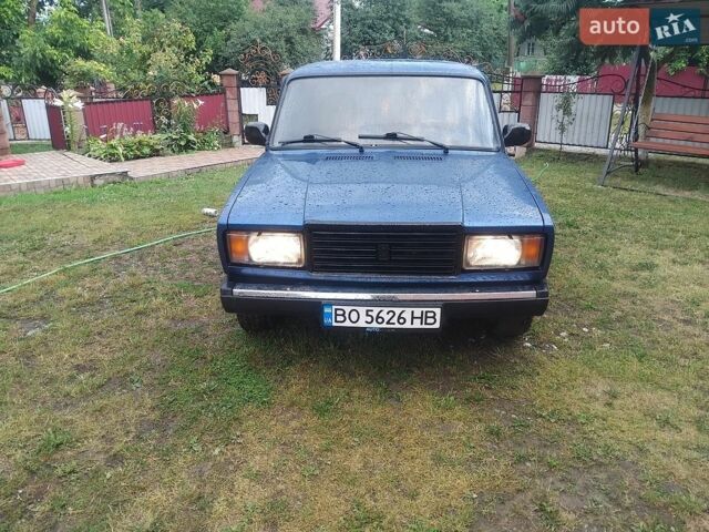 Синий ВАЗ 2107, объемом двигателя 1.45 л и пробегом 785 тыс. км за 899 $, фото 1 на Automoto.ua
