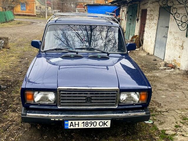 Синій ВАЗ 2107, об'ємом двигуна 1.5 л та пробігом 58 тис. км за 1800 $, фото 1 на Automoto.ua