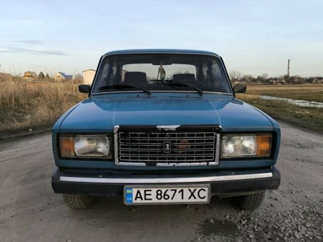 Синий ВАЗ 2107, объемом двигателя 1.6 л и пробегом 150 тыс. км за 1500 $, фото 1 на Automoto.ua