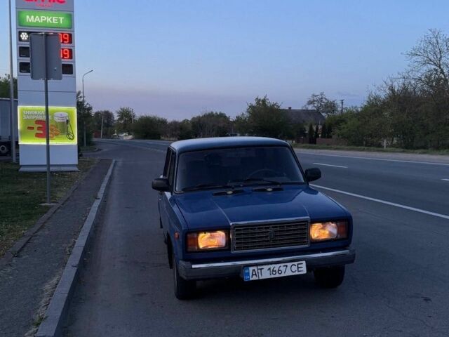 Синий ВАЗ 2107, объемом двигателя 1.5 л и пробегом 2 тыс. км за 800 $, фото 1 на Automoto.ua