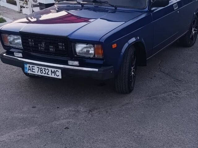 Синий ВАЗ 2107, объемом двигателя 1.5 л и пробегом 165 тыс. км за 2100 $, фото 1 на Automoto.ua