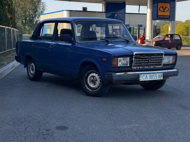 Синий ВАЗ 2107, объемом двигателя 1.5 л и пробегом 70 тыс. км за 800 $, фото 1 на Automoto.ua