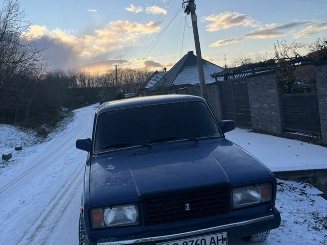 Синий ВАЗ 2107, объемом двигателя 1.6 л и пробегом 4 тыс. км за 1000 $, фото 1 на Automoto.ua