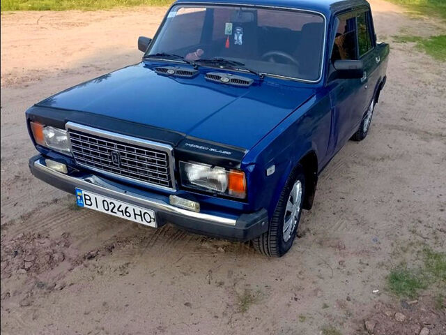 Синий ВАЗ 2107, объемом двигателя 1.5 л и пробегом 99 тыс. км за 1150 $, фото 1 на Automoto.ua