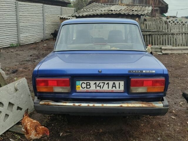 Синій ВАЗ 2107, об'ємом двигуна 1.45 л та пробігом 130 тис. км за 892 $, фото 1 на Automoto.ua
