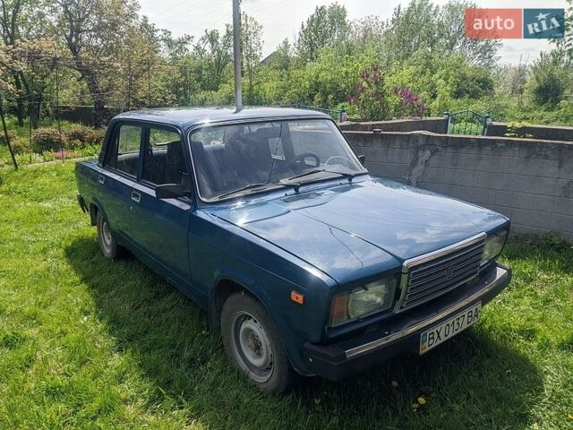 Синий ВАЗ 2107, объемом двигателя 1.5 л и пробегом 70 тыс. км за 2000 $, фото 1 на Automoto.ua