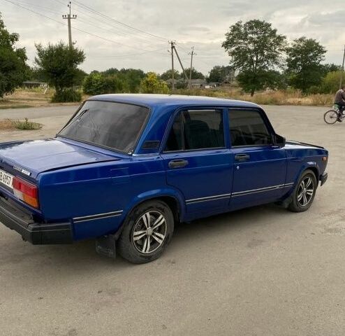 Синий ВАЗ 2107, объемом двигателя 1.6 л и пробегом 150 тыс. км за 846 $, фото 1 на Automoto.ua