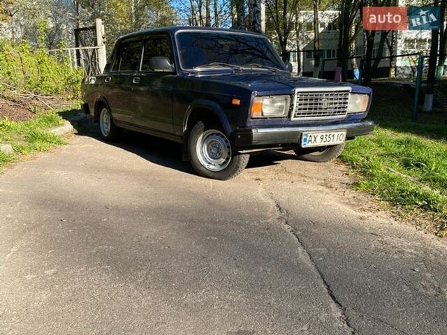 Синий ВАЗ 2107, объемом двигателя 1.45 л и пробегом 92 тыс. км за 800 $, фото 1 на Automoto.ua