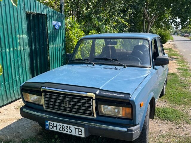Синий ВАЗ 2107, объемом двигателя 1.5 л и пробегом 89 тыс. км за 1303 $, фото 1 на Automoto.ua