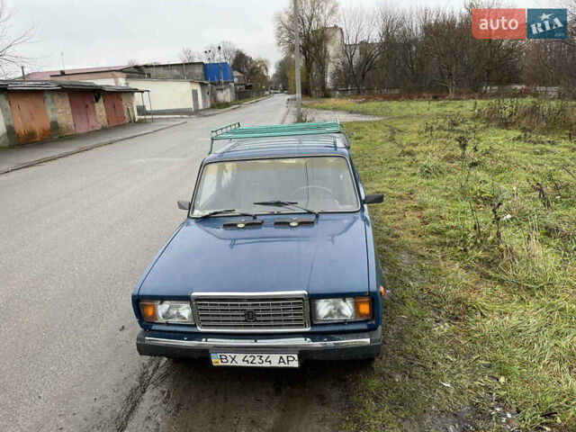 Синий ВАЗ 2107, объемом двигателя 1.5 л и пробегом 84 тыс. км за 1900 $, фото 1 на Automoto.ua