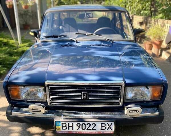 Синий ВАЗ 2107, объемом двигателя 1.6 л и пробегом 73 тыс. км за 2250 $, фото 1 на Automoto.ua