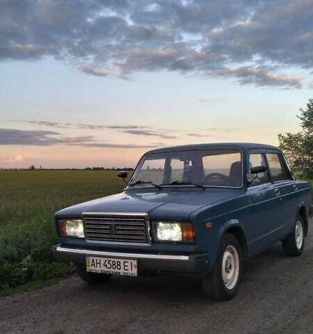 Синий ВАЗ 2107, объемом двигателя 1.45 л и пробегом 52 тыс. км за 3000 $, фото 1 на Automoto.ua