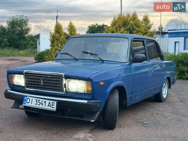 Синий ВАЗ 2107, объемом двигателя 1.6 л и пробегом 160 тыс. км за 750 $, фото 1 на Automoto.ua