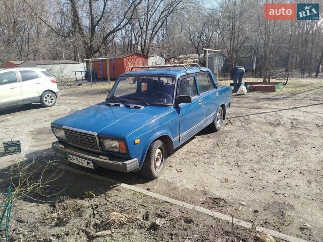 Синий ВАЗ 2107, объемом двигателя 0 л и пробегом 187 тыс. км за 1000 $, фото 1 на Automoto.ua