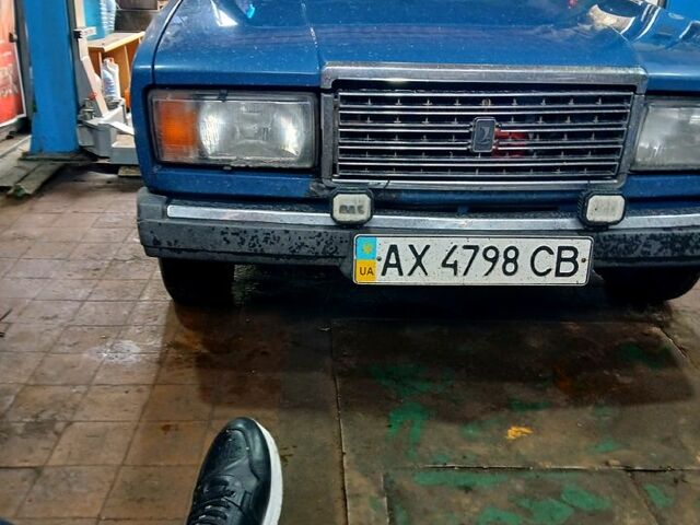 Синий ВАЗ 2107, объемом двигателя 1.5 л и пробегом 120 тыс. км за 1250 $, фото 1 на Automoto.ua