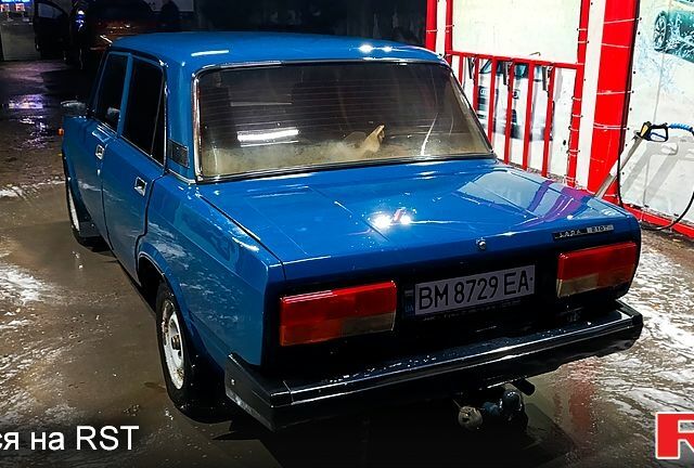 Синий ВАЗ 2107, объемом двигателя 1.5 л и пробегом 158 тыс. км за 1300 $, фото 1 на Automoto.ua