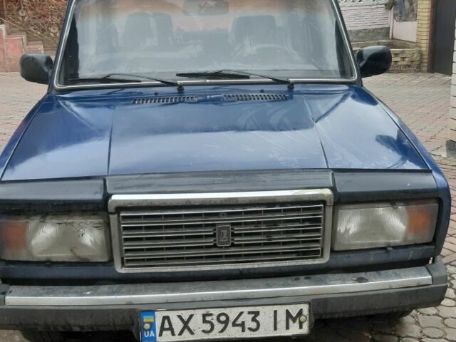 Синий ВАЗ 2107, объемом двигателя 1.5 л и пробегом 97 тыс. км за 1200 $, фото 1 на Automoto.ua