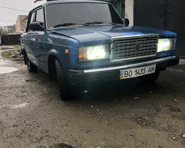 Синий ВАЗ 2107, объемом двигателя 1.5 л и пробегом 157 тыс. км за 800 $, фото 1 на Automoto.ua