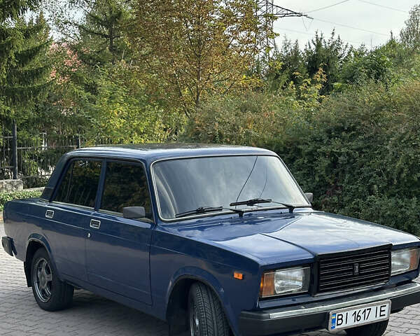 Синій ВАЗ 2107, об'ємом двигуна 1.5 л та пробігом 117 тис. км за 1800 $, фото 1 на Automoto.ua