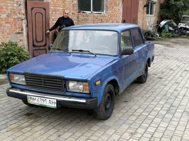 Синий ВАЗ 2107, объемом двигателя 1.6 л и пробегом 100 тыс. км за 389 $, фото 1 на Automoto.ua