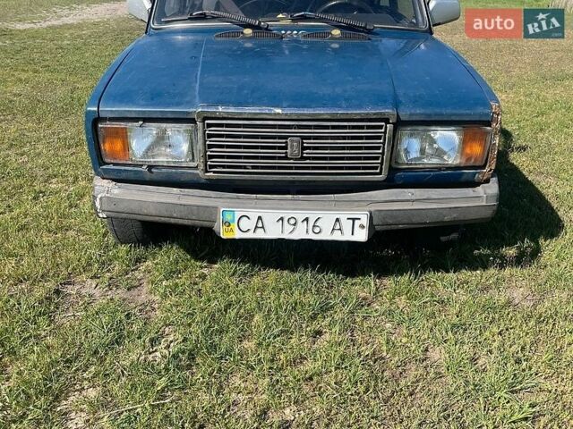 Синий ВАЗ 2107, объемом двигателя 1.6 л и пробегом 106 тыс. км за 650 $, фото 1 на Automoto.ua