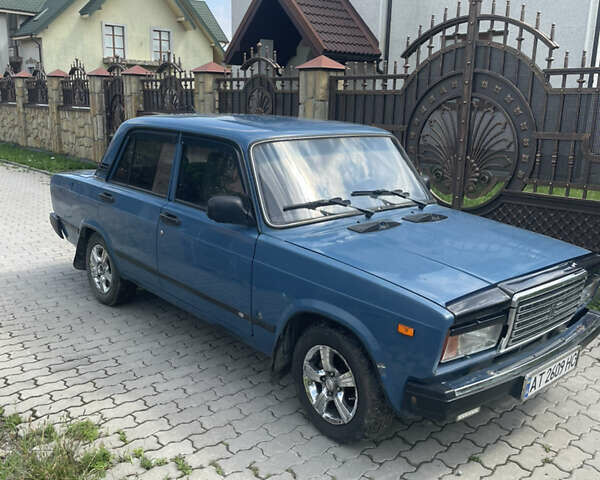 Синий ВАЗ 2107, объемом двигателя 1.5 л и пробегом 90 тыс. км за 1650 $, фото 1 на Automoto.ua