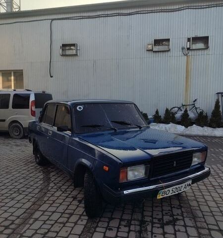 Синій ВАЗ 2107, об'ємом двигуна 1.5 л та пробігом 350 тис. км за 450 $, фото 1 на Automoto.ua