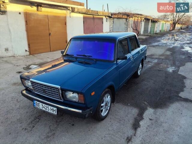 Синій ВАЗ 2107, об'ємом двигуна 1.5 л та пробігом 99 тис. км за 1550 $, фото 1 на Automoto.ua