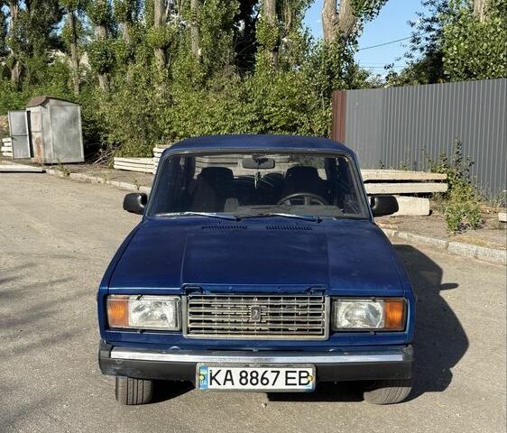 Синий ВАЗ 2107, объемом двигателя 1.6 л и пробегом 56 тыс. км за 1251 $, фото 1 на Automoto.ua